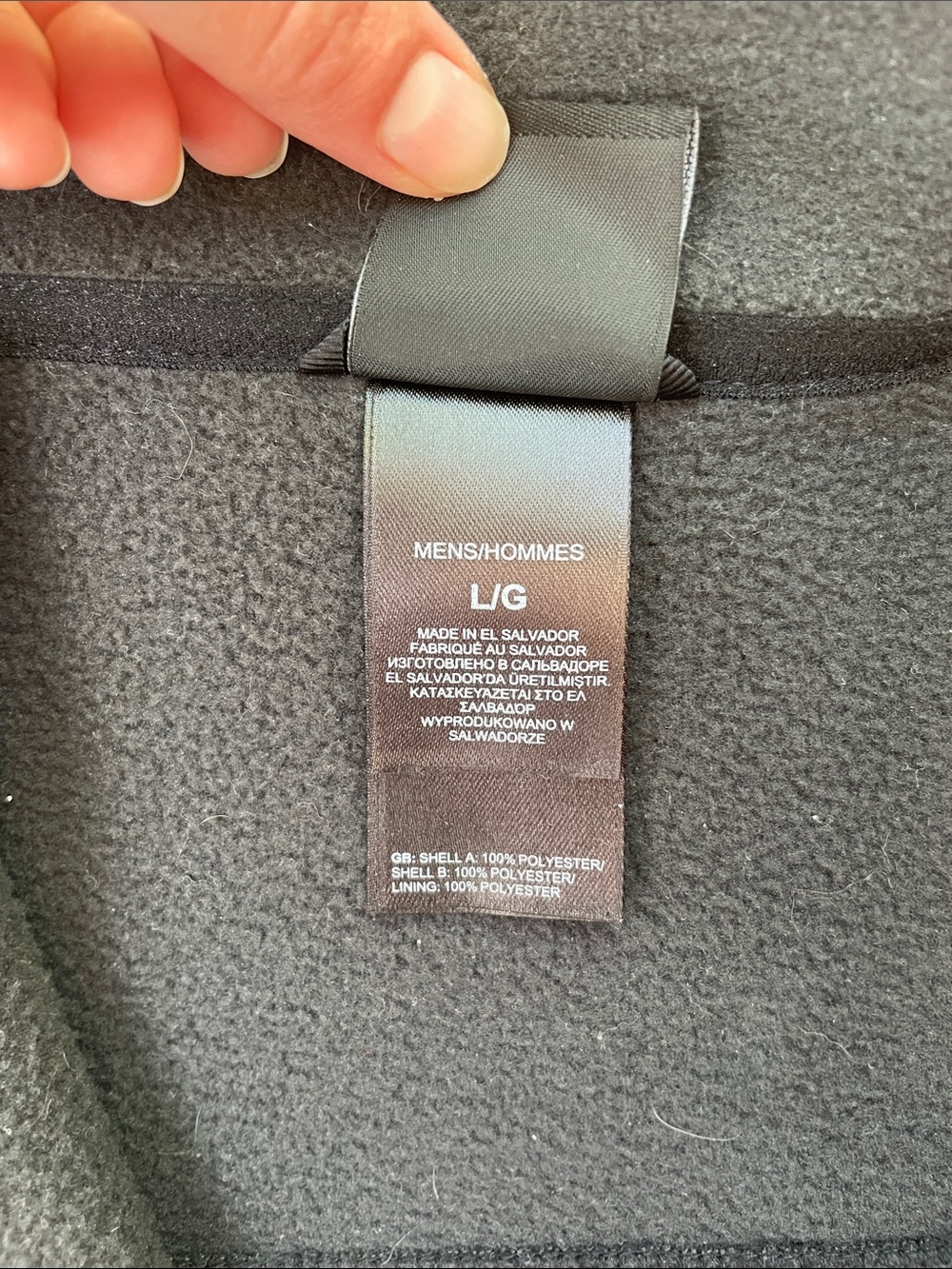 The North Face Men's Black Lightweight Fleece Jacket - Picture 3 of 8